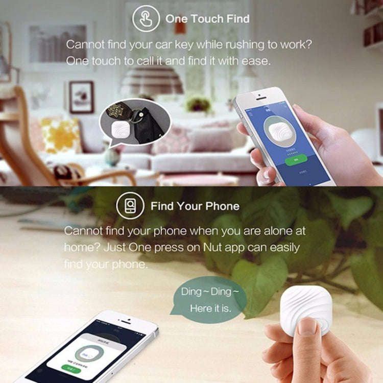 NUT F7X Smart Anti-Lost Device Bluetooth Two-Way Alarm Mobile Phone Key Wallet Anti-Lost Device( ...
