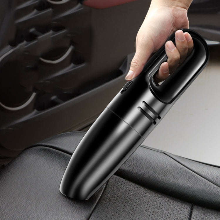 Car Handheld Portable Vacuum Cleaner Small Car Vacuum Cleaner Wireless Black Gray