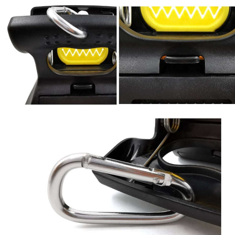 DT Portable Toilet Picker For Pets Outing Folding Clip Collector, Size: 18x14.5x5cm(Mustard)
