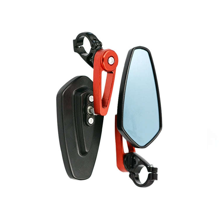 Electric Bike Motorcycle Modified Reversing Retro Rearview Handle Mirror All Aluminum Reflective ...