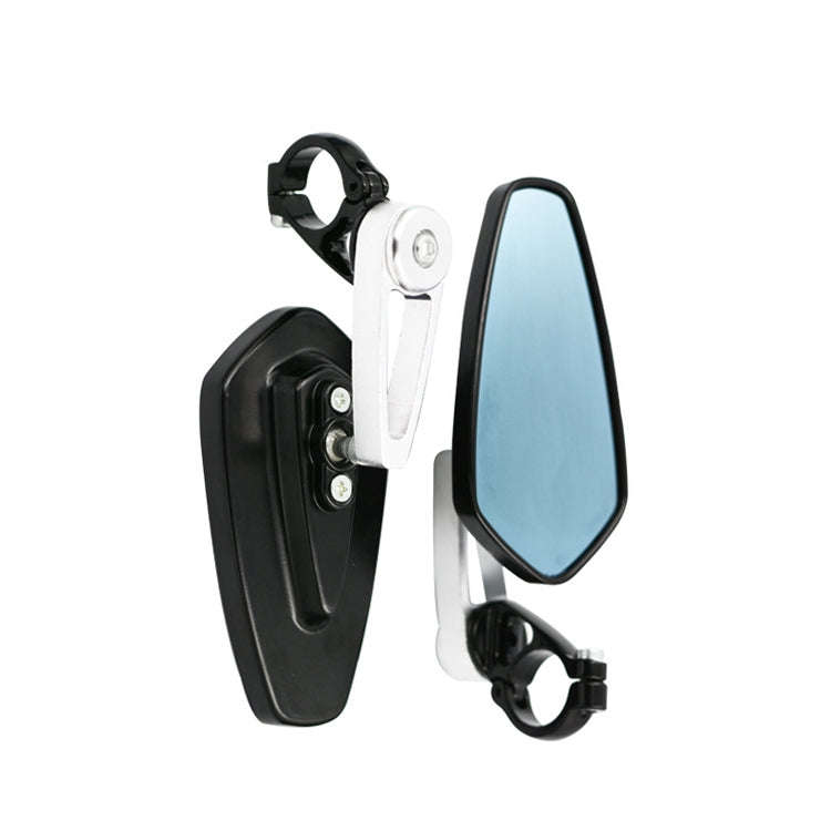 Electric Bike Motorcycle Modified Reversing Retro Rearview Handle Mirror All Aluminum Reflective ...