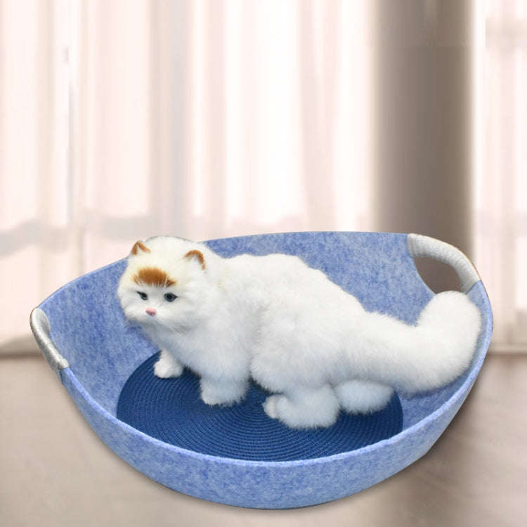Four Seasons Universal Felt Nest For Pets Cat Bed Pet Supplies(Pink)