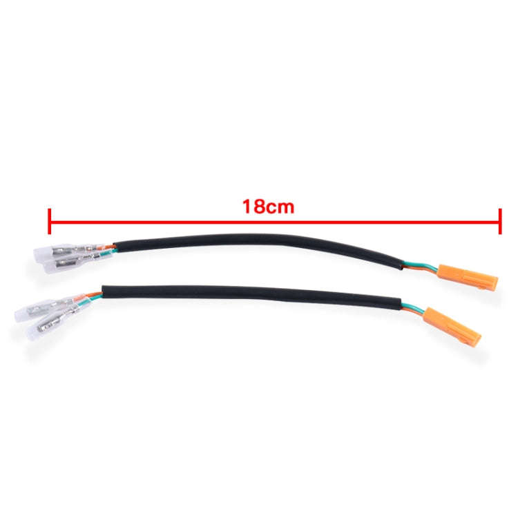 Motorcycle Retro Turn Signal Plug Adapter Cable Adaptor For Kawasaki Z800 / Z1000 / ZX-6R