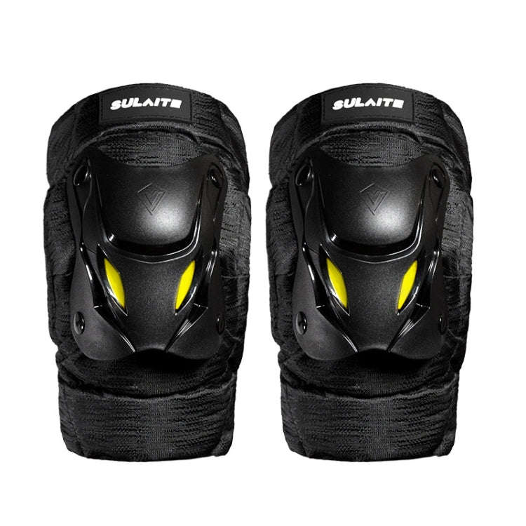 SULAITE Motorcycle Protector Rider Wind Warmth Protective Gear Riding Equipment, Colour: Black Kn...