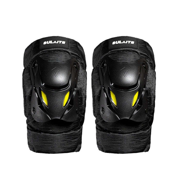 SULAITE Motorcycle Protector Rider Wind Warmth Protective Gear Riding Equipment, Colour: Black Kn...