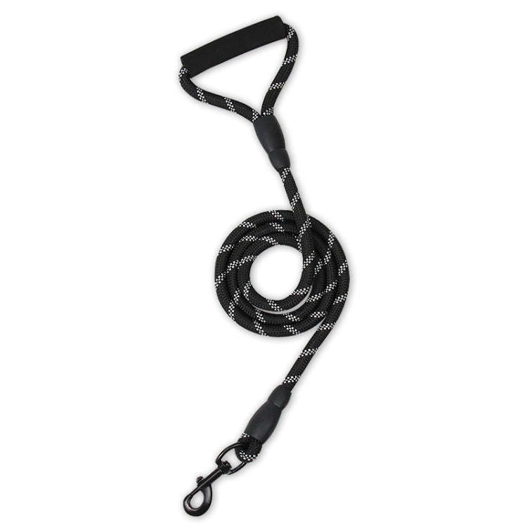 Pet Reflective Leash Medium & Large Dog Walking Supplies(Black)