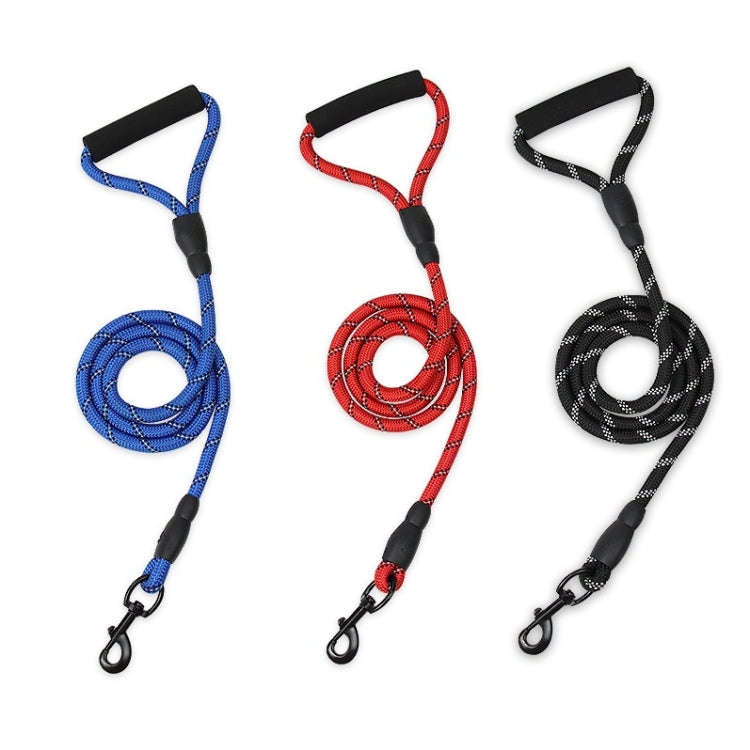 Pet Reflective Leash Medium & Large Dog Walking Supplies(Black)