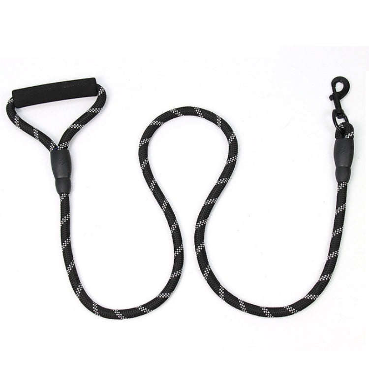 Pet Reflective Leash Medium & Large Dog Walking Supplies(Black)