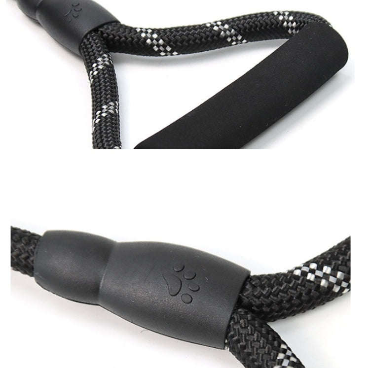 Pet Reflective Leash Medium & Large Dog Walking Supplies(Black)