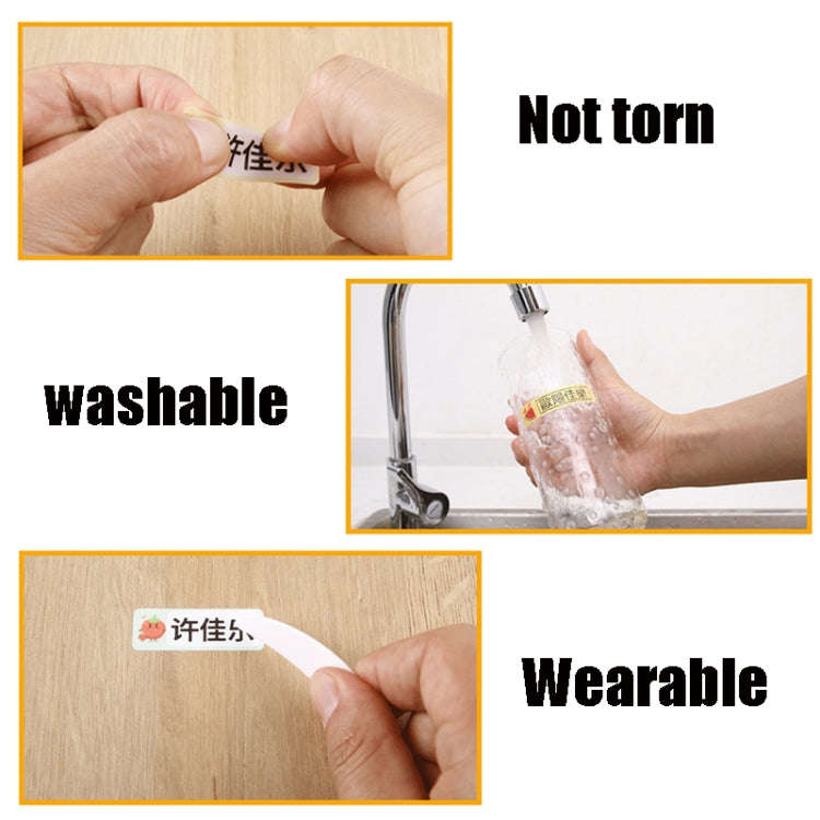 Thermal Label Paper Cosmetic Sticker Bottled Name Sticker For NIIMBOT D11 Printer, Size: Transpar...