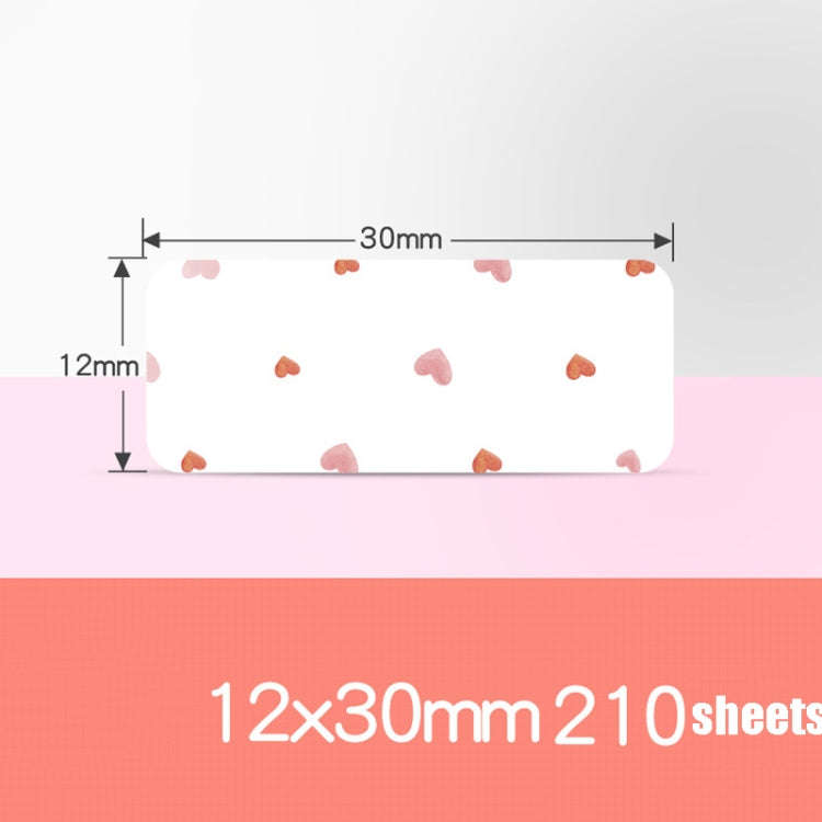 Thermal Label Paper Cosmetic Sticker Bottled Name Sticker For NIIMBOT D11 Printer, Size: Love