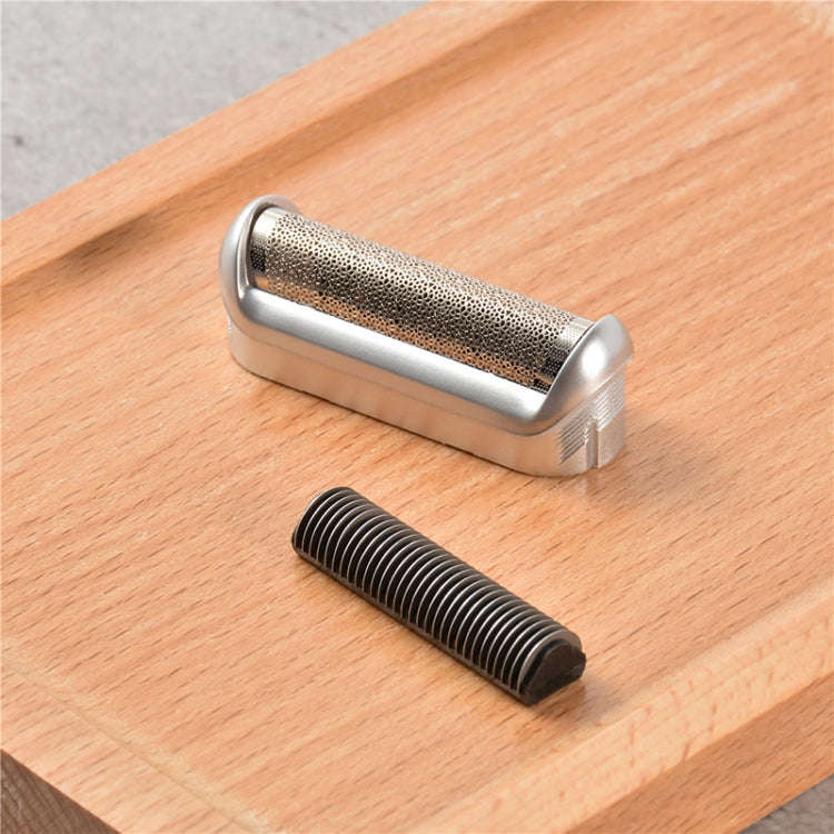 5S Razor Blade Mesh Cutter Head Set For Braun(Silver)