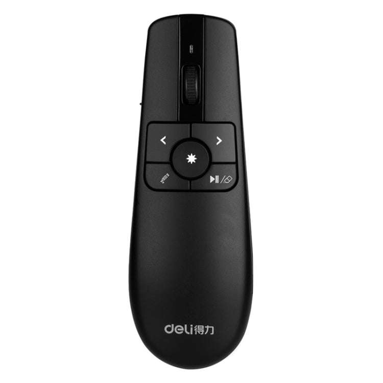 Deli 2.4GHz Laser Teaching Page Flip Pen Remote Play Pen with Flying Mouse, Model: 2803 (Black) R...