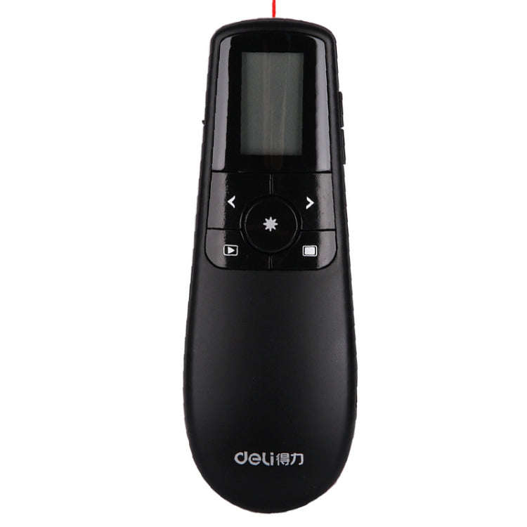 Deli 2.4GHz Laser Teaching Page Flip Pen Remote Play Pen with Flying Mouse, Model: 2804 (Black) R...