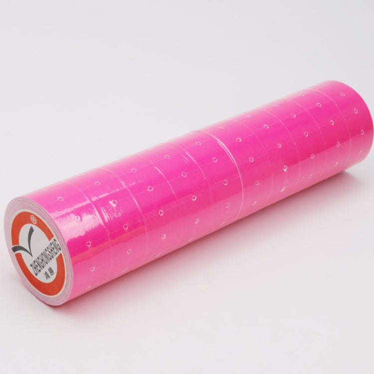 A400 3 PCS Color Coding Paper Supermarket Price Label Paper(Pink)