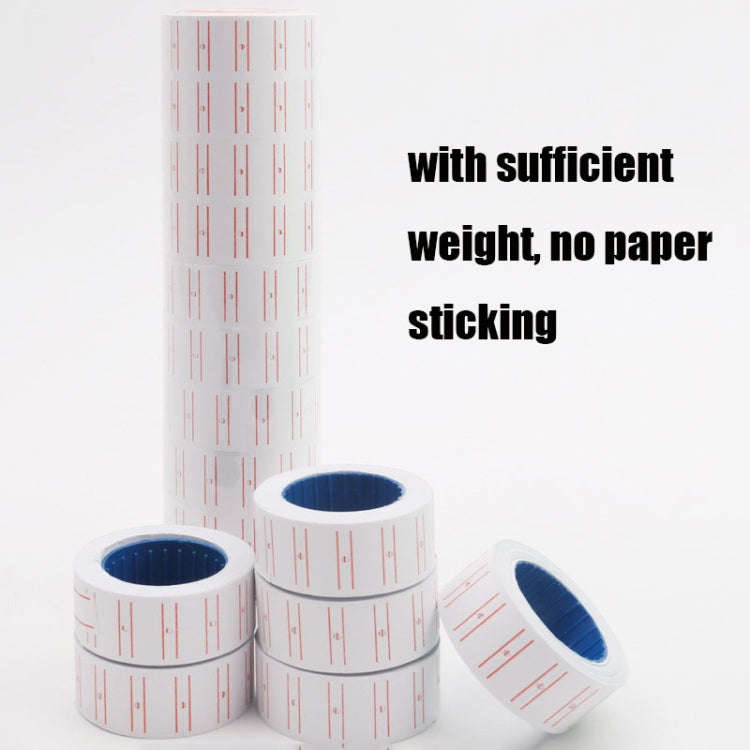 A400 3 PCS Color Coding Paper Supermarket Price Label Paper(Green)