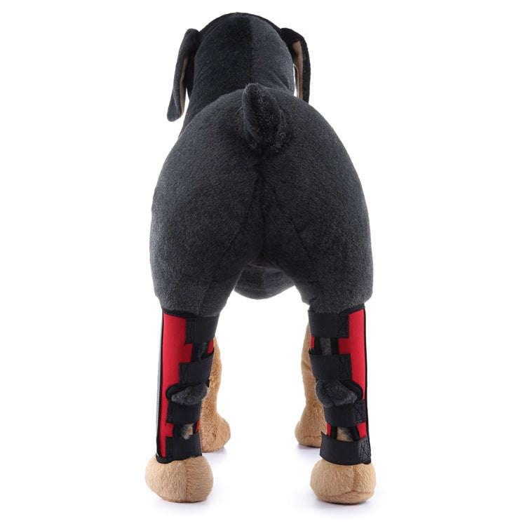 Pet Knee Pads Dog Leg Guards Pet Protective Gear Surgery Injury Sheath, Size: S(HJ29 Reflective W...