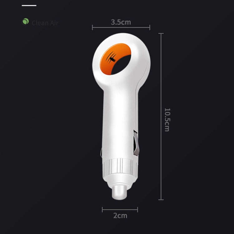 EP501 USB Mini Car Removal Second-hand Smoke PM2.5 Negative Ion Air Purifier(White)