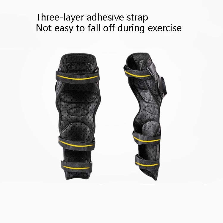 SULAITE GT341 Motorcycle Stainless Steel Knee Pads Elbow Pads Off-Road Cycling Racing Anti-Fall S...