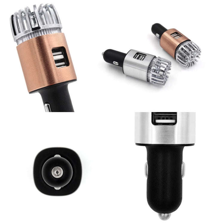 JO-6291 Negative Ion Car Sterilizing Air Purifier Mobile Phone High-Speed Charging Dual USB Cigar...