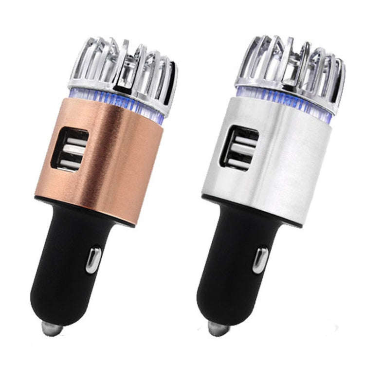 JO-6291 Negative Ion Car Sterilizing Air Purifier Mobile Phone High-Speed Charging Dual USB Cigar...