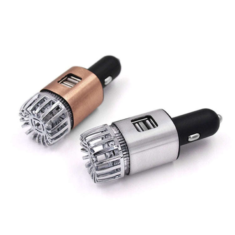 JO-6291 Negative Ion Car Sterilizing Air Purifier Mobile Phone High-Speed Charging Dual USB Cigar...