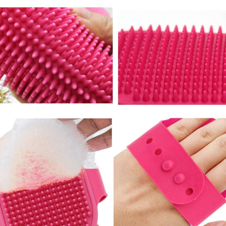 5pcs Pet Bathing Massage Brush For Dogs Cleaning And Beauty Tools(Green)