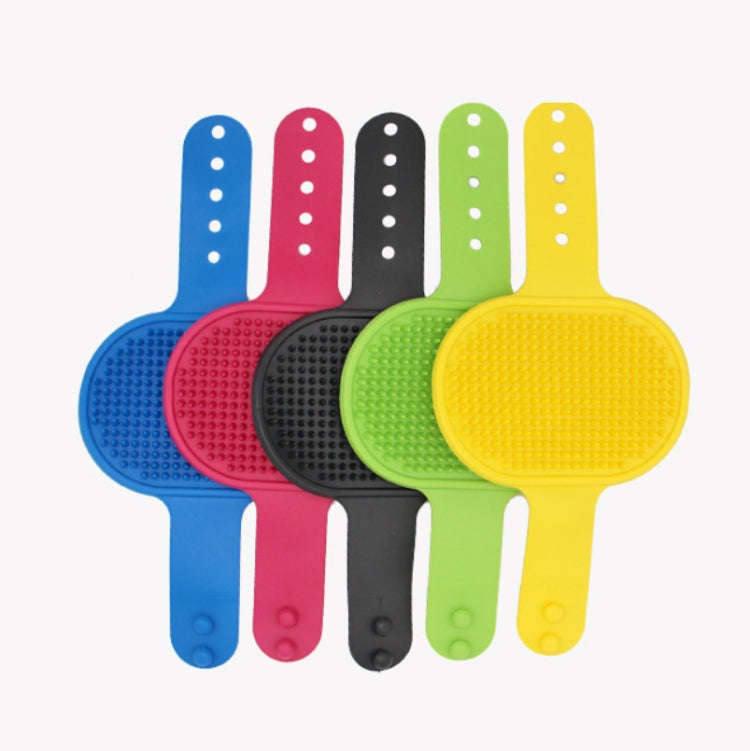 5pcs Pet Bathing Massage Brush For Dogs Cleaning And Beauty Tools(Green)