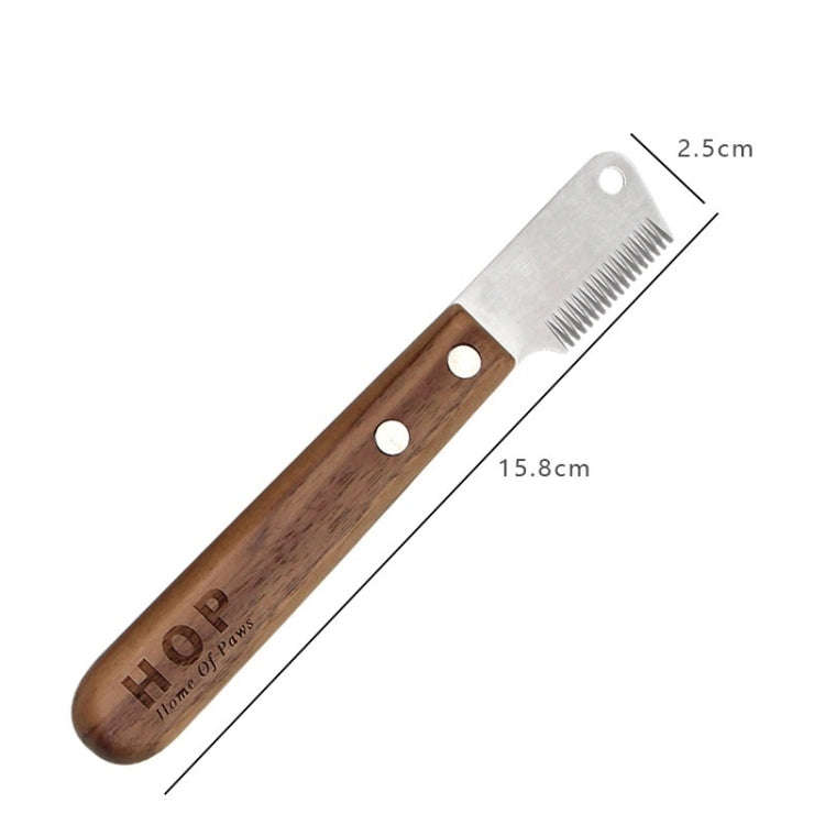 HOP Terrier Dog Plucking Knife Pet Grooming & Shaving Tool( CS21 Left Hand)