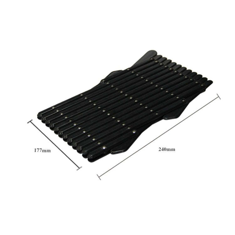 Pet Car Window Protective Fence Car Retractable Protective Fence, Specification: 24x17.7x1.2cm(Bl...