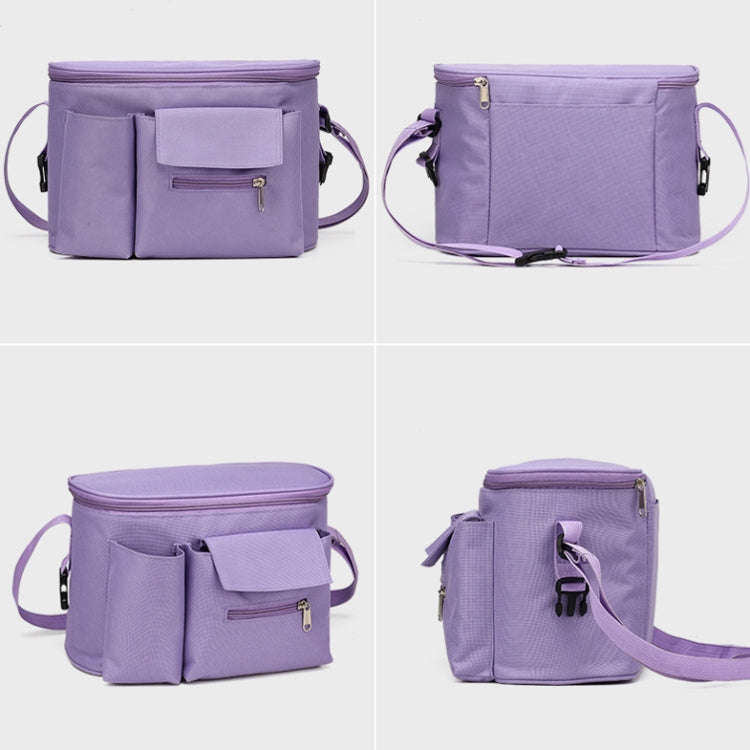 Multifunctional Stroller Hanging Bag Stroller Baby Bottle Water Bottle Bag Storage bag(Light Grey)