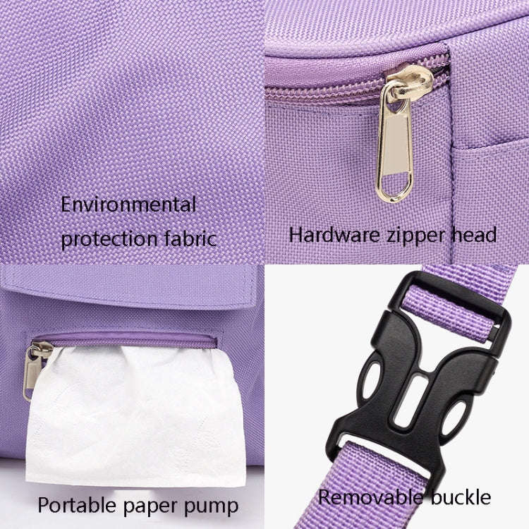 Multifunctional Stroller Hanging Bag Stroller Baby Bottle Water Bottle Bag Storage bag(Light Grey)
