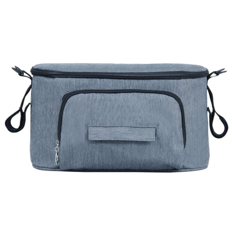 Baby Stroller Bag Mummy Bag Stroller Accessories Hanging Bag(Gray)