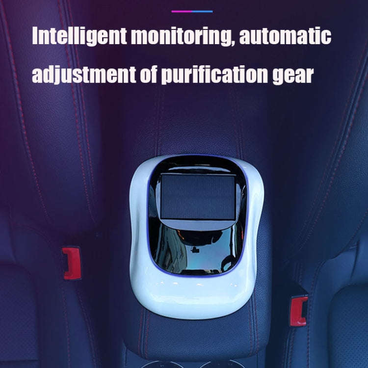 10011 Negative Ion Formaldehyde Removal PM2.5 Smart Car Air Purifier(Black)