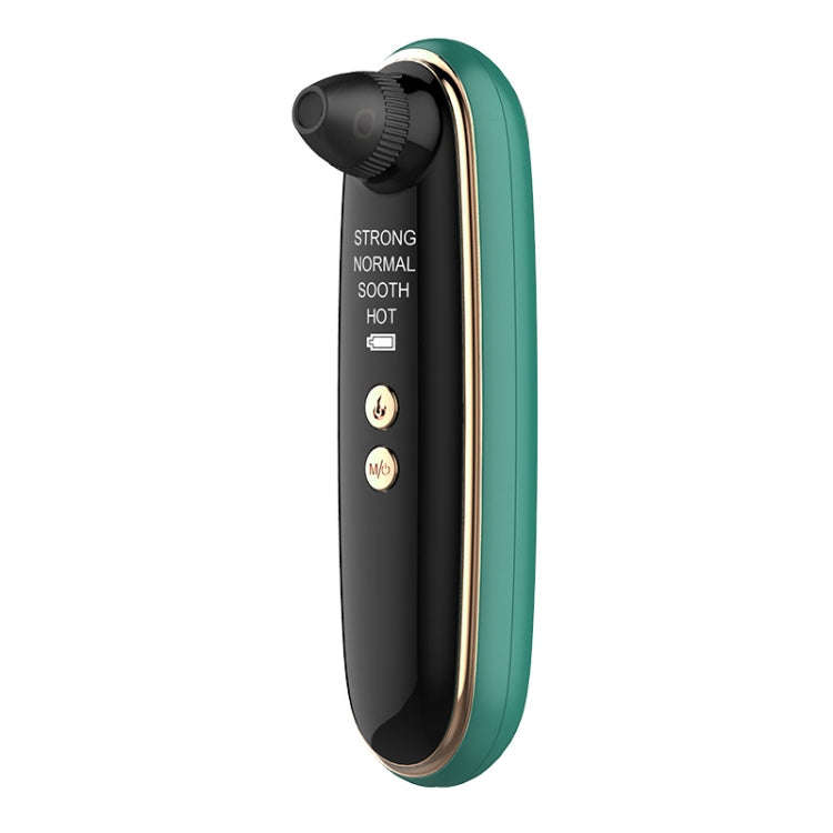 Visualized Hot Compress Blackhead Suction Device Pore Cleaner and Bubble Export Instrument(Green)