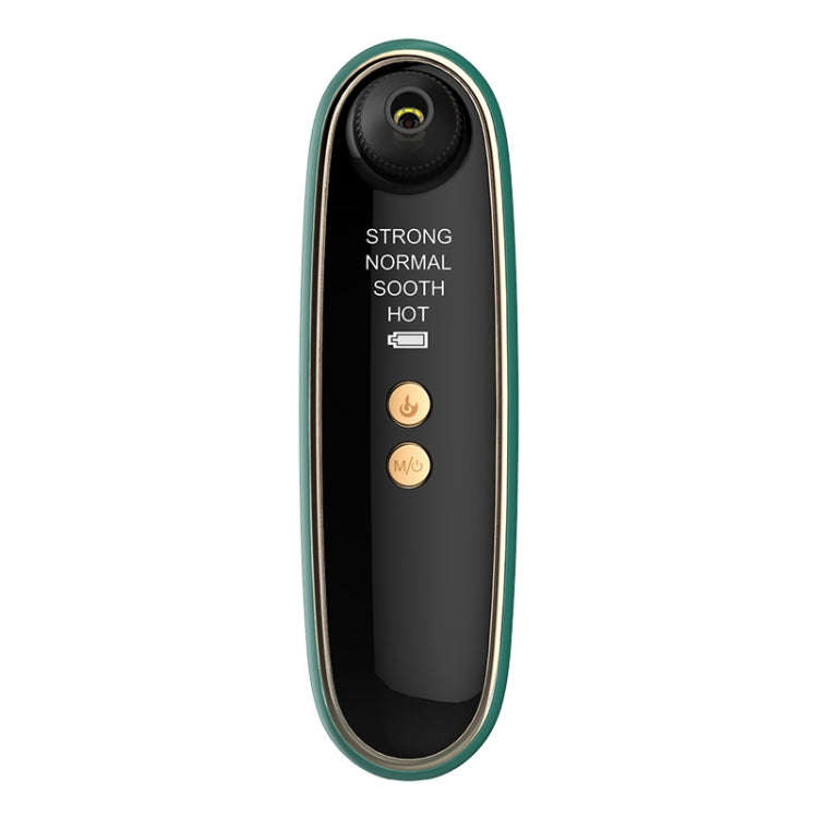Visualized Hot Compress Blackhead Suction Device Pore Cleaner and Bubble Export Instrument(Green)