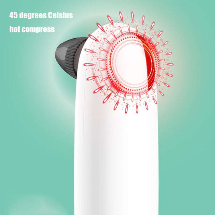 Visualized Hot Compress Blackhead Suction Device Pore Cleaner and Bubble Export Instrument(Green)