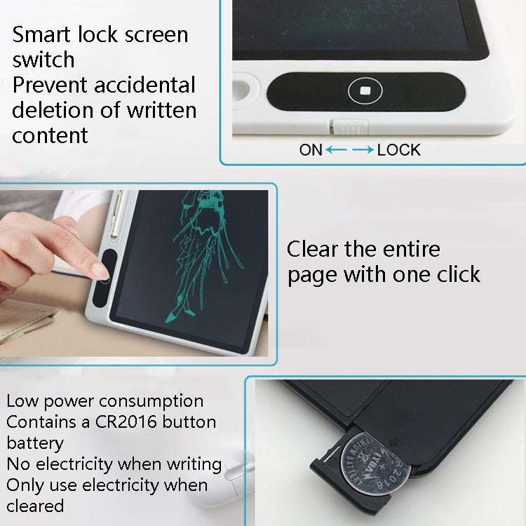 10.1 Inch LCD Handwriting Board Light Energy Electronic Drawing Board Hand-Painted Board Smart Sm...
