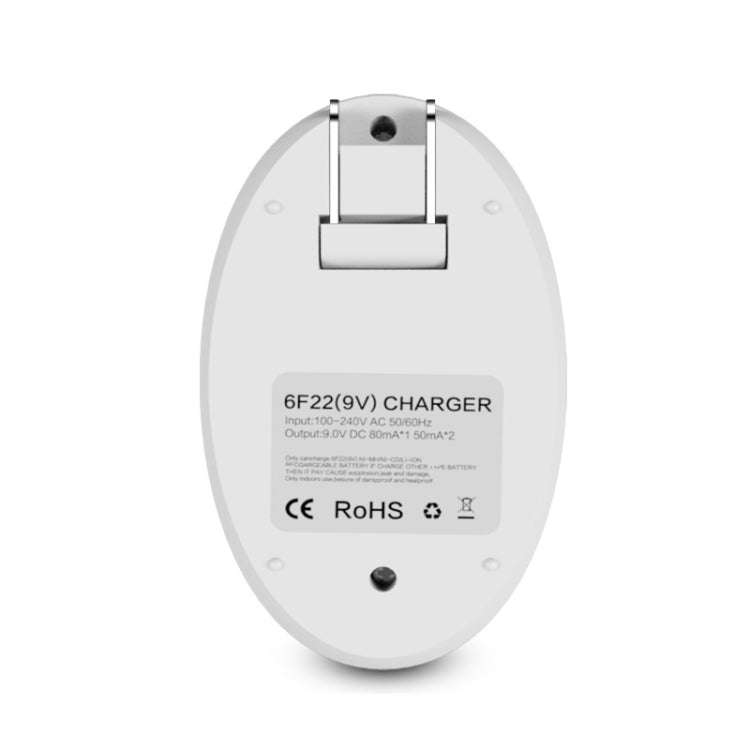 9V L-ion Rechargeable Battery 6F22 9V Lithium Batteries Charger(US Plug)