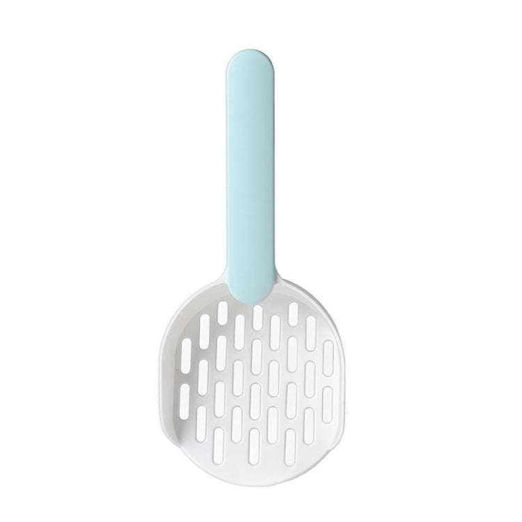 Cat Litter Shovel Filter Cat Shovel(White+Blue)