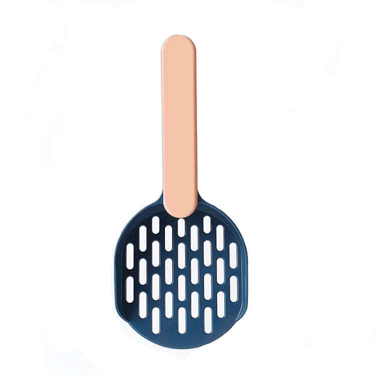 Cat Litter Shovel Filter Cat Shovel(Indigo+Pink)