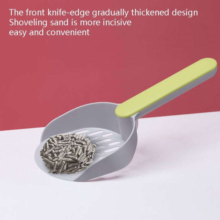 Cat Litter Shovel Filter Cat Shovel(White+Gray)