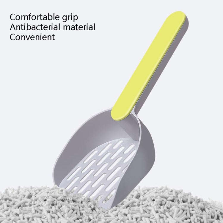Cat Litter Shovel Filter Cat Shovel(White+Gray)