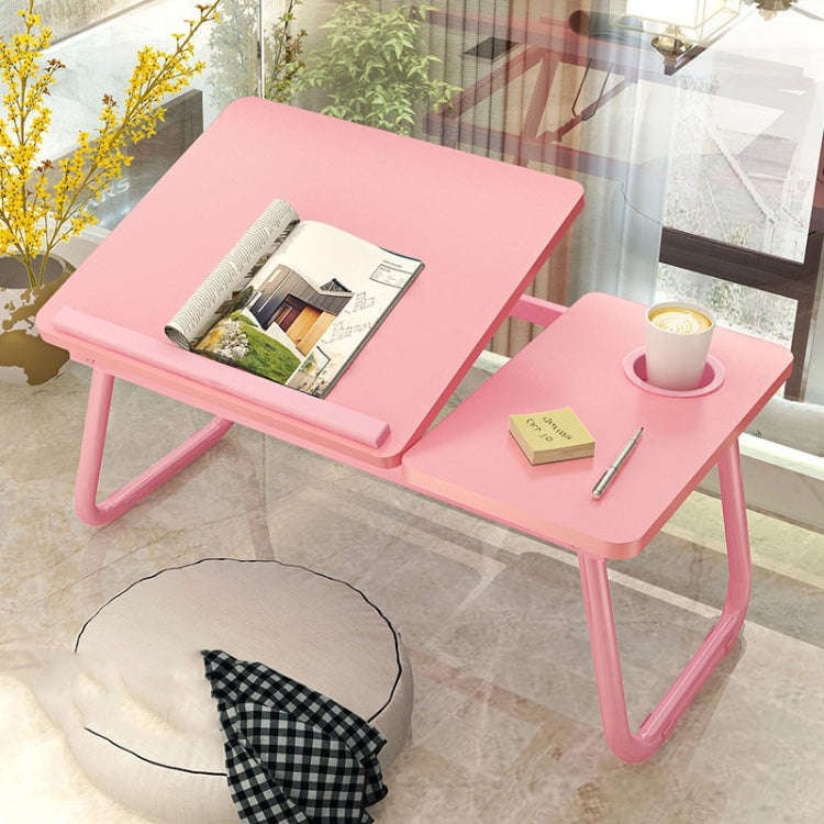 Bed Four-Speed Lifting Table Folding Laptop Desk  Adjustable Dormitory Lazy Table with Cup Holder...