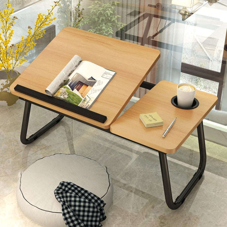 Bed Four-Speed Lifting Table Folding Laptop Desk  Adjustable Dormitory Lazy Table with Cup Holder...