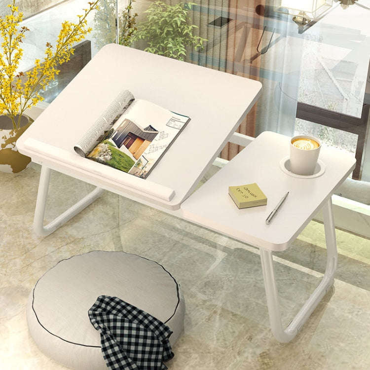 Bed Four-Speed Lifting Table Folding Laptop Desk  Adjustable Dormitory Lazy Table with Cup Holder...