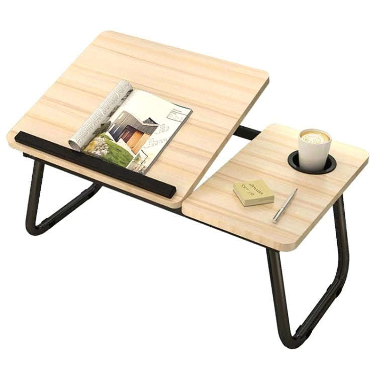 Bed Four-Speed Lifting Table Folding Laptop Desk  Adjustable Dormitory Lazy Table with Cup Holder...