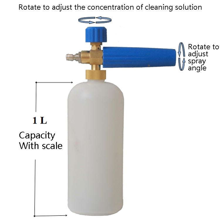 Car Wash Water Gun Foam Pot High Pressure Foam Gun Foam Pot(Gray Handle)