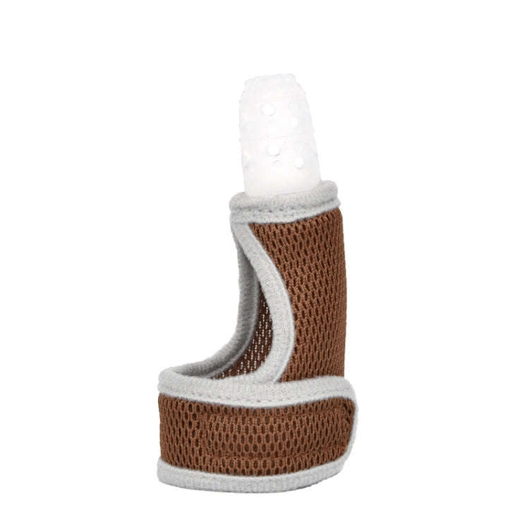 ZT001 Baby Silicone Molar Finger Cots Children Anti-Bite Hand Breathable Thumb Cots Teether Mater...