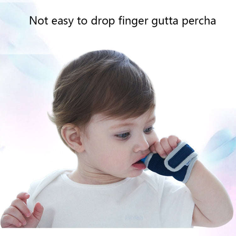 ZT001 Baby Silicone Molar Finger Cots Children Anti-Bite Hand Breathable Thumb Cots Teether Mater...